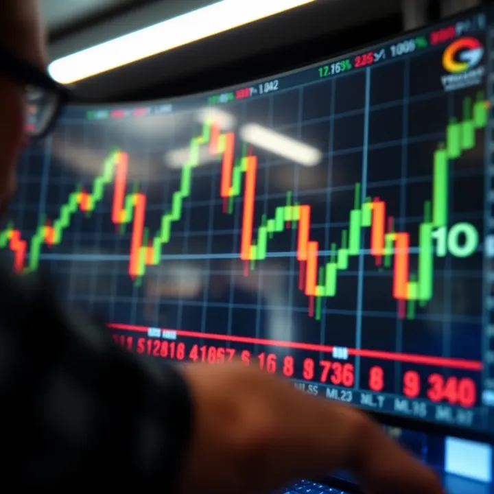Bullish and bearish trading chart patterns illustrating price trend reversals