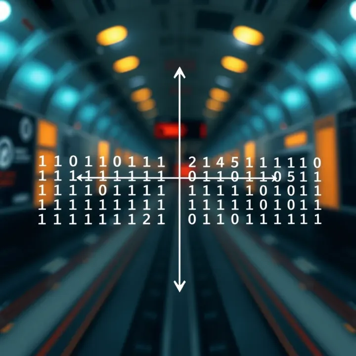 Diagram illustrating binary search algorithm dividing a sorted array to locate target value