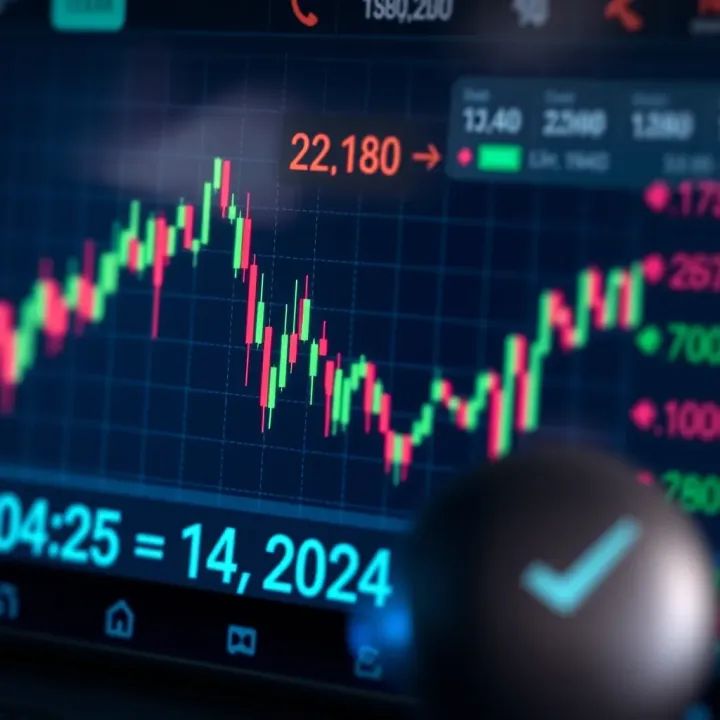 Financial Market Trends for Binary Trading in India Graph showing financial market trends relevant to binary trading in India