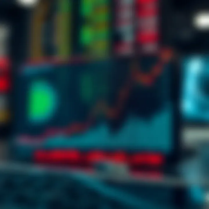 Graph showing growth trends and fluctuations representing paper trading performance