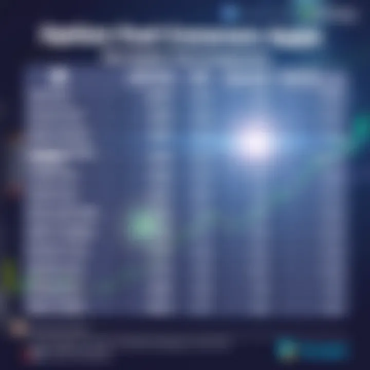 Comparison chart showing brokerage fees and features of various option trading apps available for Indian market