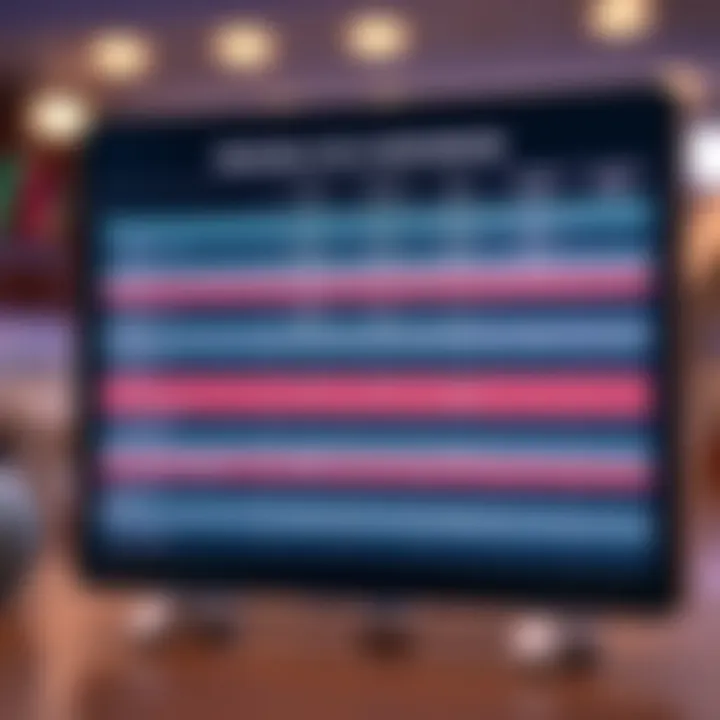 Comparison chart showing features and fees of leading trading applications in India