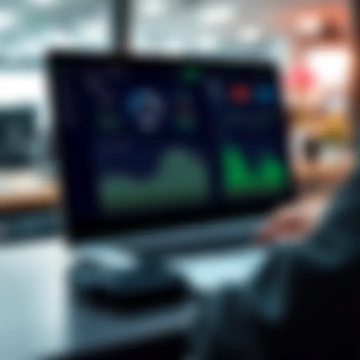 Comparison of features and costs of various online trading platforms in India displayed on a digital dashboard