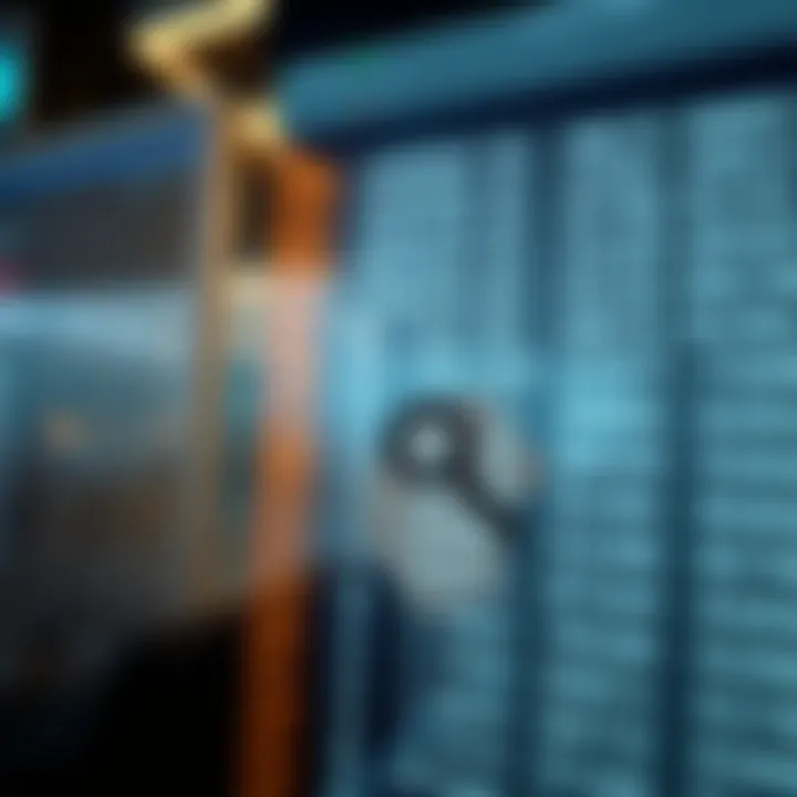 Graphic displaying a binary search method on a sorted list with midpoint divisions