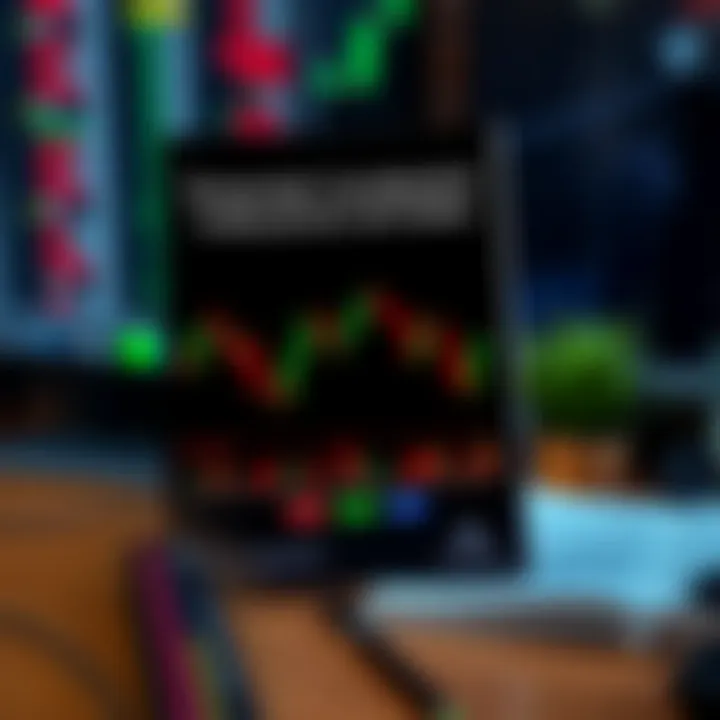 Illustration of a downloadable PDF guide covering essential candlestick patterns for traders and investors