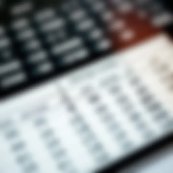 Comparison chart showing conversion between decimal and binary numbers