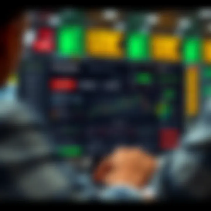 User interface of an Indian stock paper trading platform displaying portfolio performance and strategy options