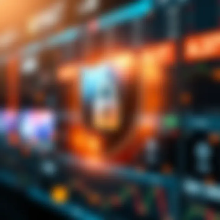 Illustration of a shield symbolizing security and compliance in online trading