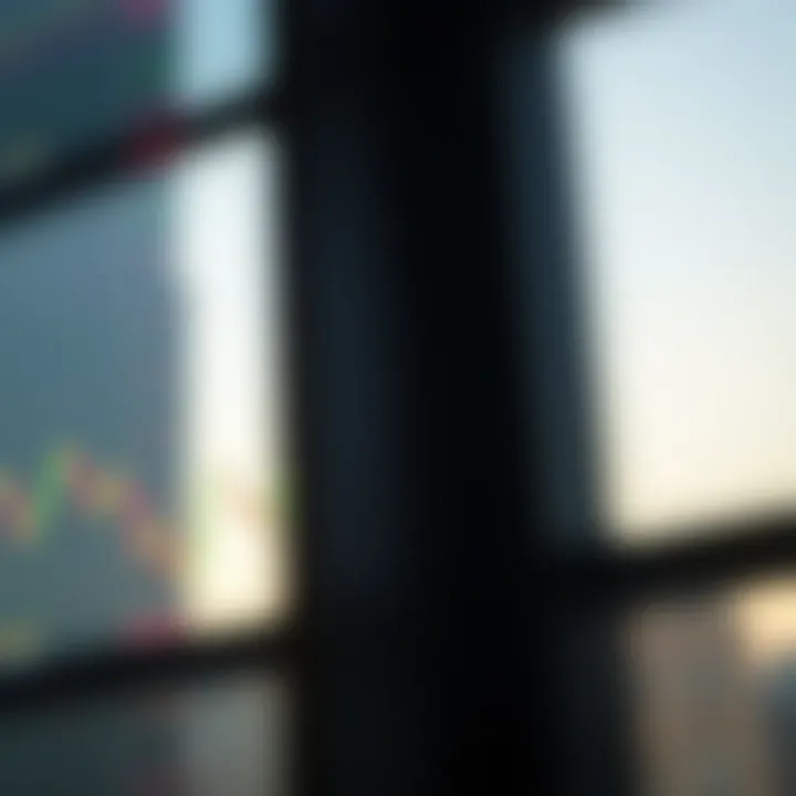 Illustration of a morning star candlestick pattern highlighting market trend reversal points