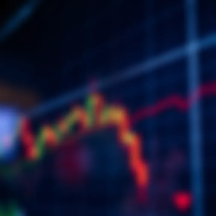 Bearish candlestick pattern showing a downward trend continuation in trading chart