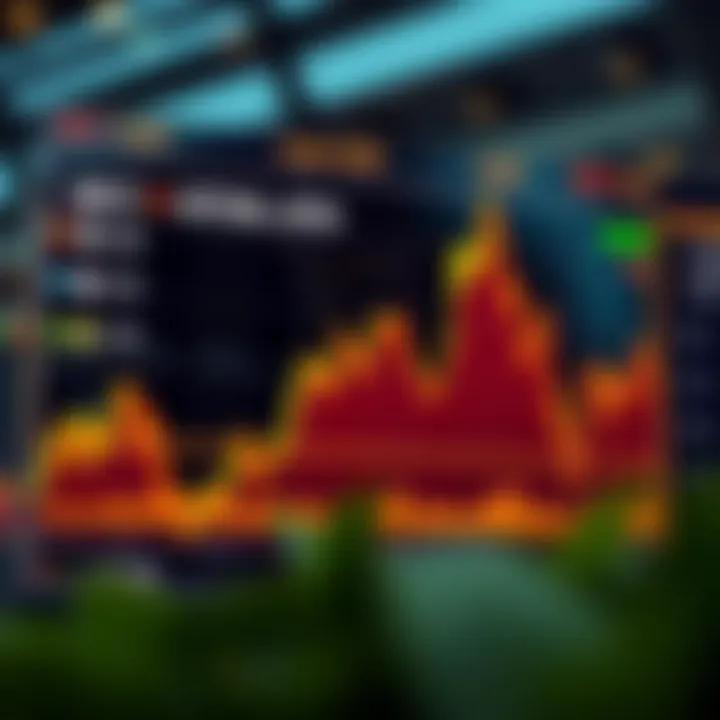 Graph illustrating the trend of Nifty options pricing over time with key market indicators