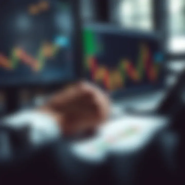 Comparison of real market data with paper trading results illustrating strategy testing and skill development