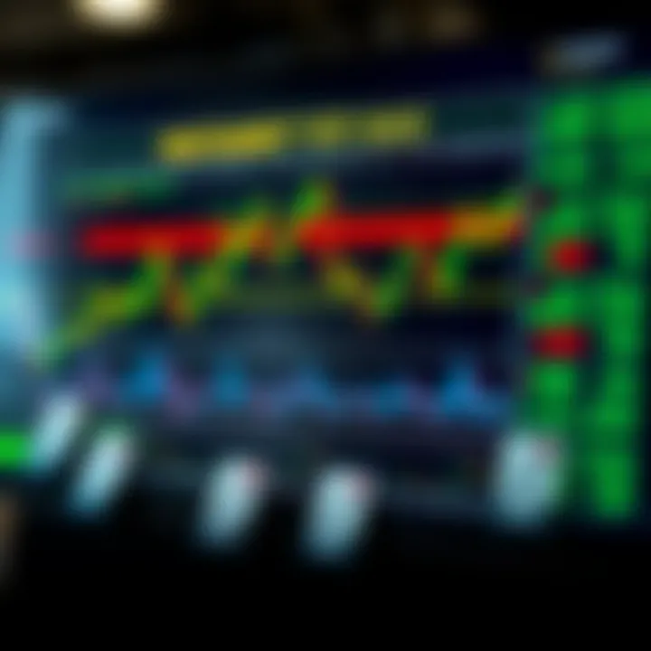 Visual guide displaying key market chart patterns alongside PDF resource icons indicating downloadable technical analysis materials