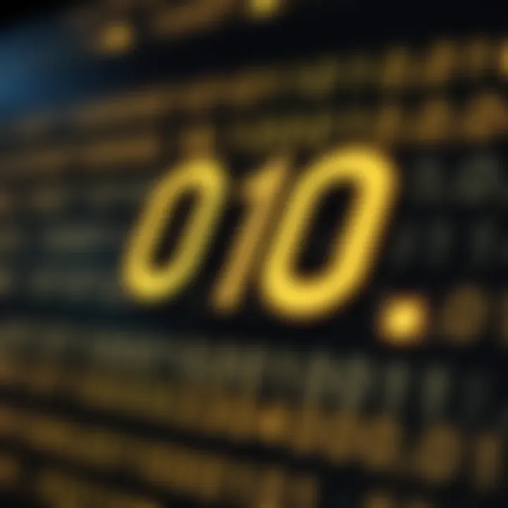 Visual example showing conversion of an octal number to its binary equivalent