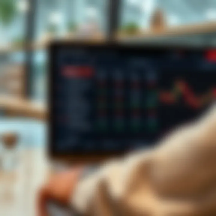 Comparison of key features and benefits of popular trading platforms in India shown on a digital screen