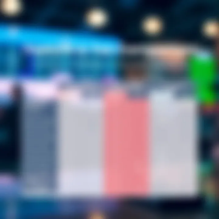 Comparison chart showing features, usability, and charges of leading trading applications