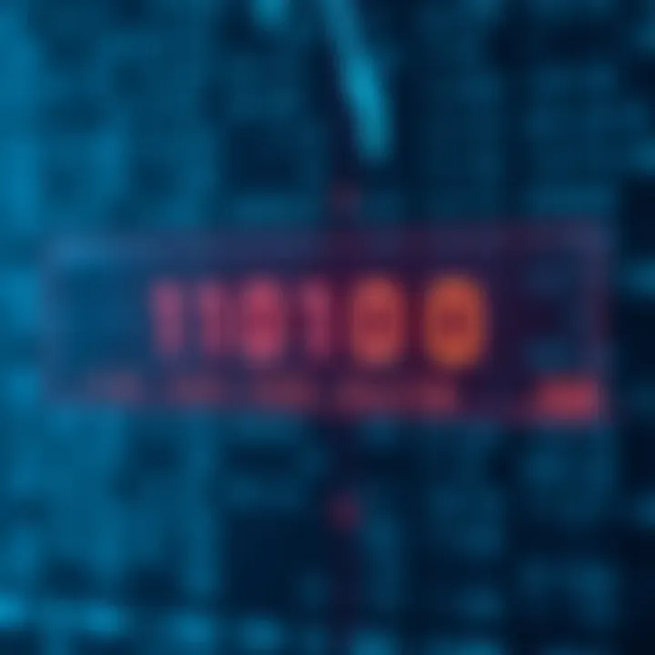Diagram illustrating how binary digits represent information in digital systems
