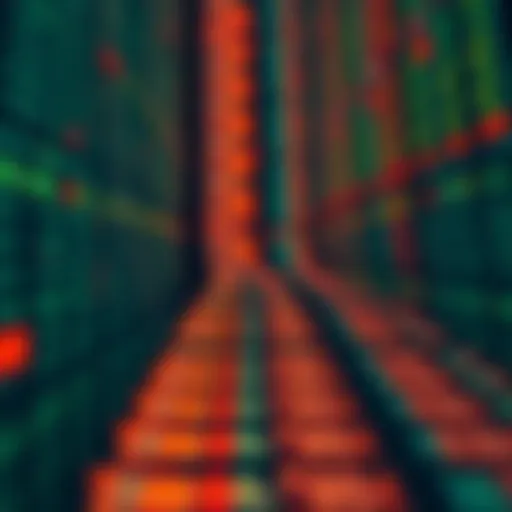 Visualization of binary search dividing a sorted list into halves to locate a target value