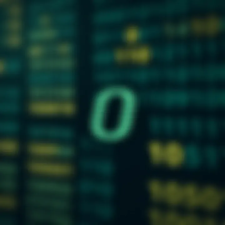 Diagram illustrating the binary numeral system with digits zero and one