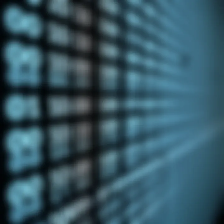 Diagram illustrating the binary number system with a series of zeros and ones