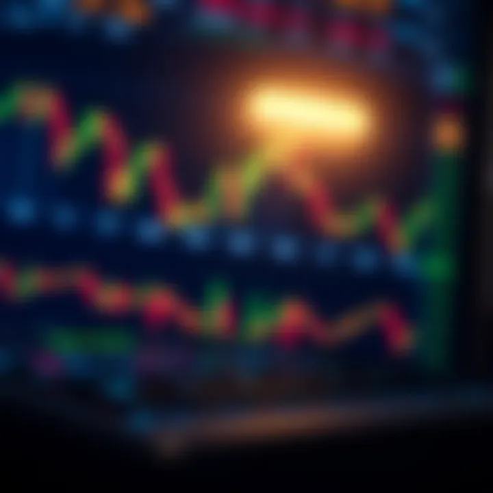 Forex Trading Platform with Market Data and Currency Pairs Detailed illustration of a forex trading platform showing currency pairs and market data
