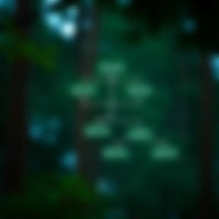 Flowchart comparing different algorithms to calculate maximum depth in a binary tree