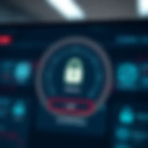 Secure login screen of a financial trading app with security icons indicating data protection