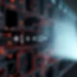 Diagram illustrating the concept of binary addition with digital circuits