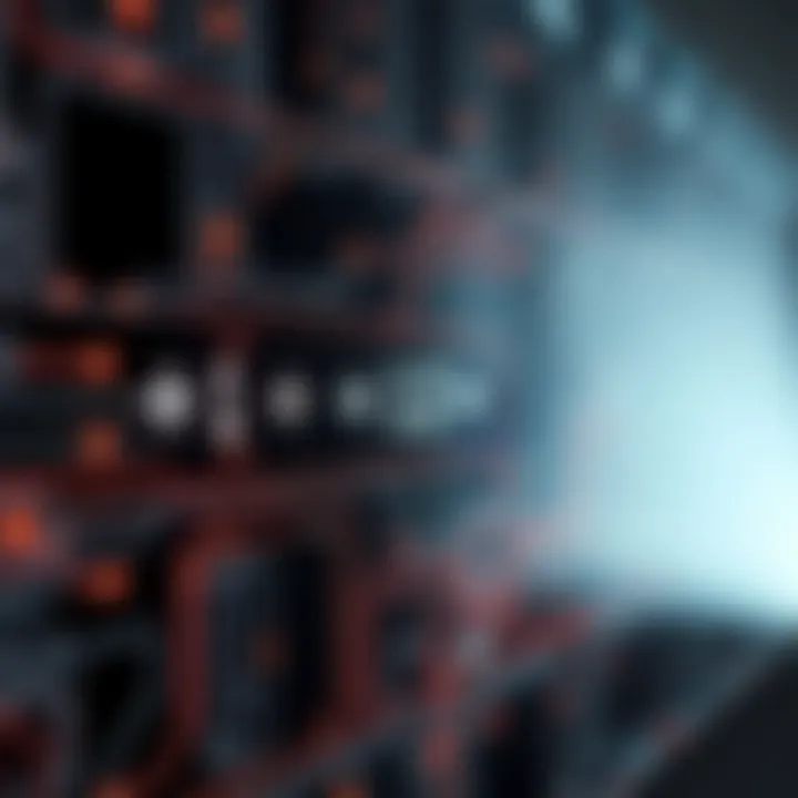 Diagram illustrating the concept of binary addition with digital circuits