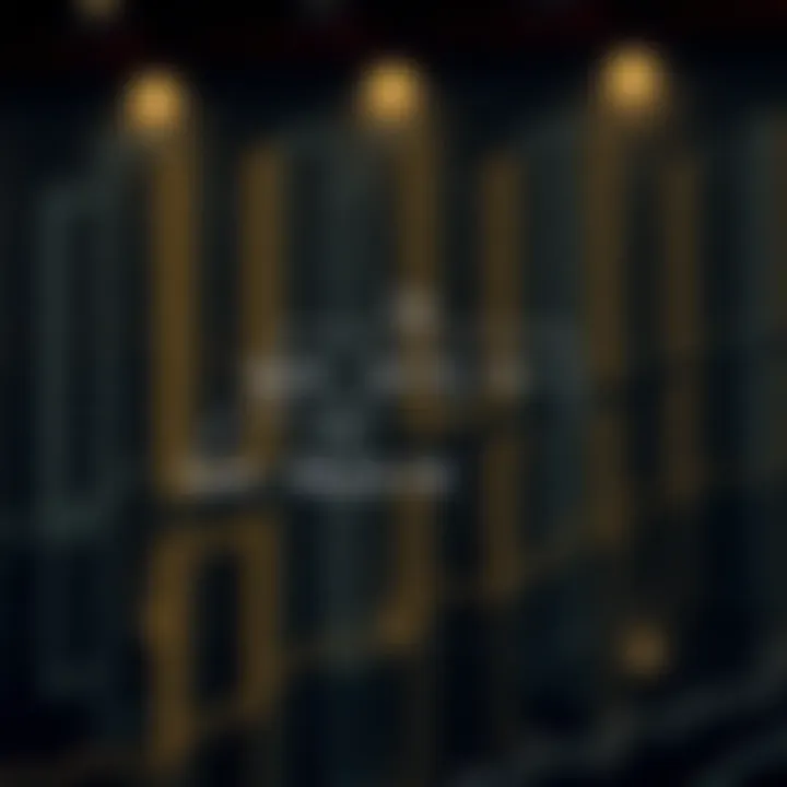 Diagram illustrating the structure of an optimal binary search tree with nodes and search probabilities