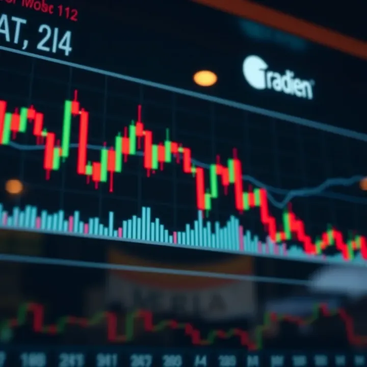 Illustration of bearish candlestick patterns signaling potential market downturns