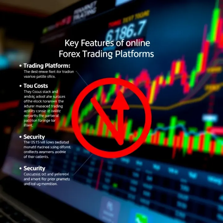Graph showing forex trading platform features like tools, costs, and security
