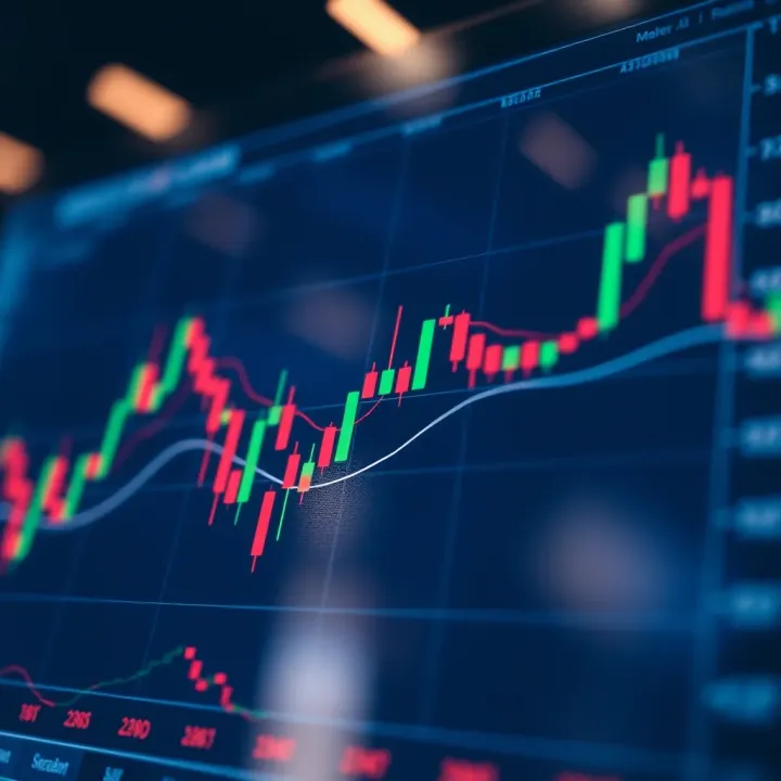 Chart showing a bullish continuation pattern with clear breakout points