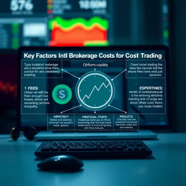 Key Factors Influencing Brokerage Costs for Options Trading Illustration of factors affecting brokerage costs including fees, service quality, and platform features