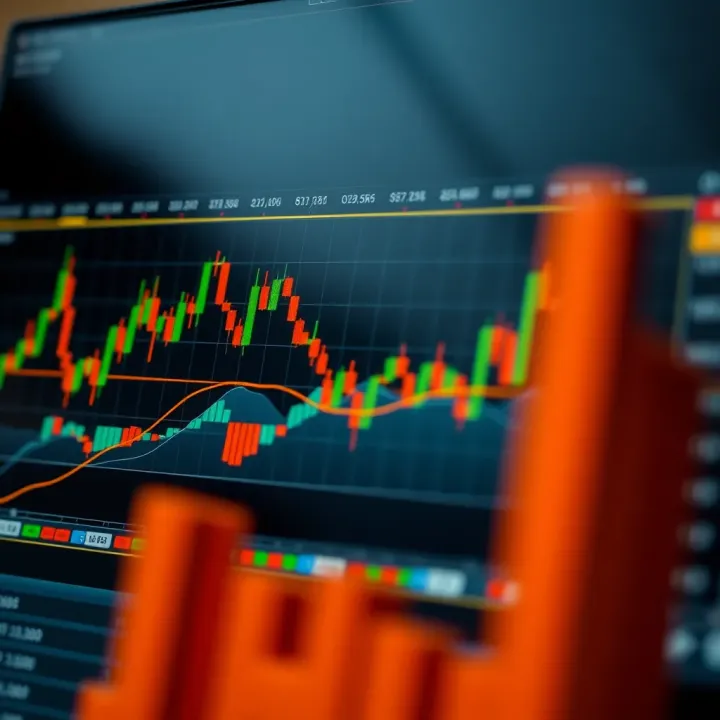 Comparison of line chart patterns with candlestick and bar charts highlighting differences in trend analysis