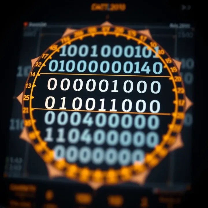 Diagram showing octal digits being converted into binary groups