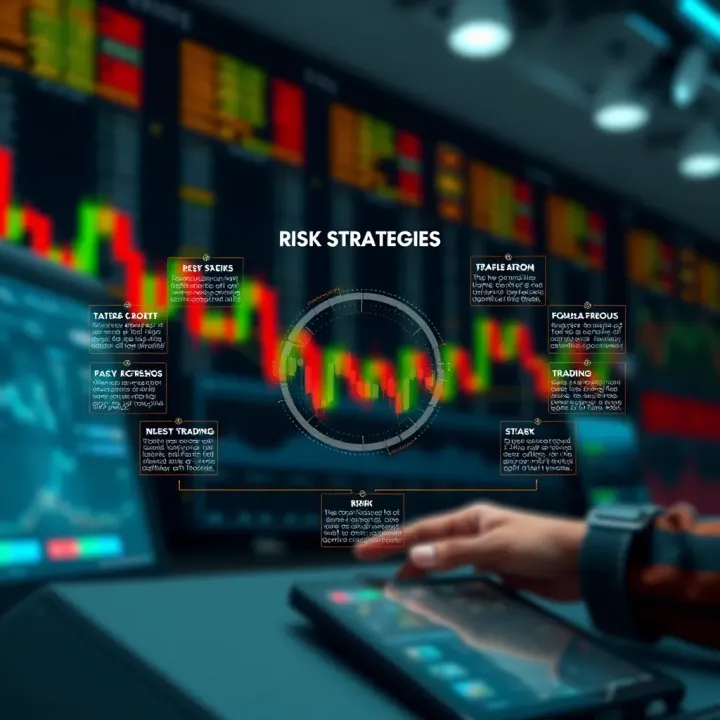 Effective Strategies and Risk Management in Options Trading Diagram illustrating key strategies and risk management techniques in options trading