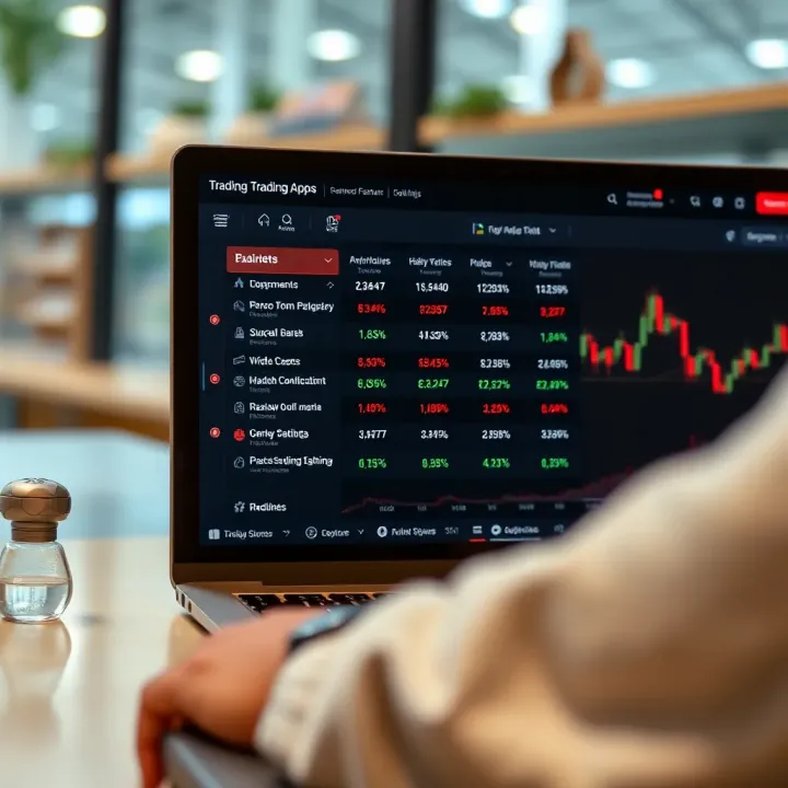 Comparison of Features and Benefits of Leading Trading Apps in India Comparison of key features and benefits of popular trading platforms in India shown on a digital screen