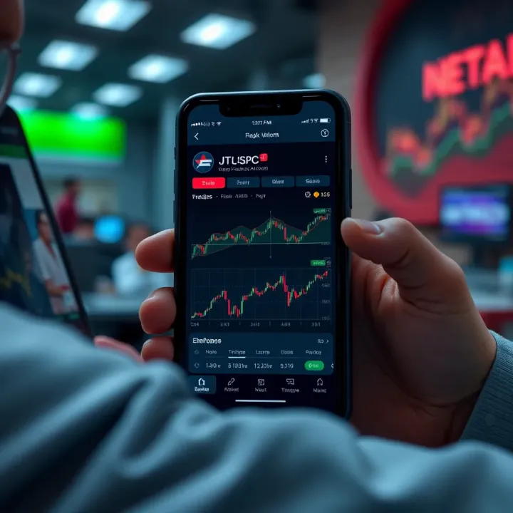 Risk Management and Regulatory Measures in Indian Trading Apps Secure mobile trading app interface with risk management features and regulatory compliance