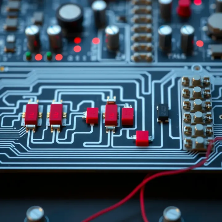 Circuit diagram showing logic gates used to implement a binary adder-subtractor