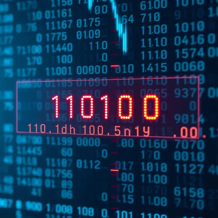 Diagram illustrating how binary digits represent information in digital systems