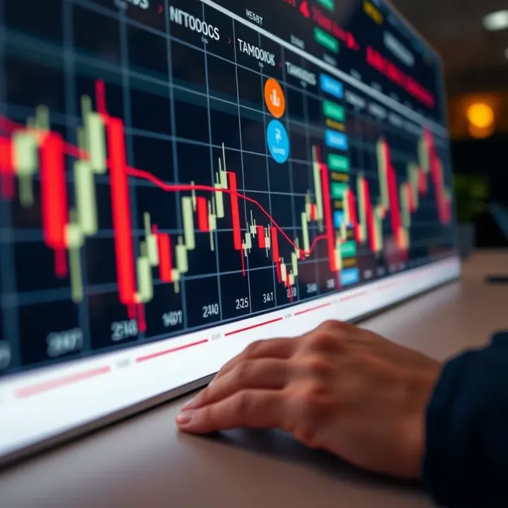 Bearish Candlestick Patterns Forecasting Market Decline Chart displaying bearish candlestick formations signaling potential downward price movements