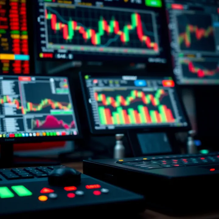 Essential Trading Tools and Risk Management Techniques in Forex Set of tools including charts, indicators, and risk management icons used by forex traders