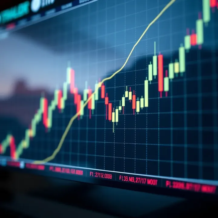 Illustration showing a bullish engulfing candlestick pattern indicating potential upward price movement