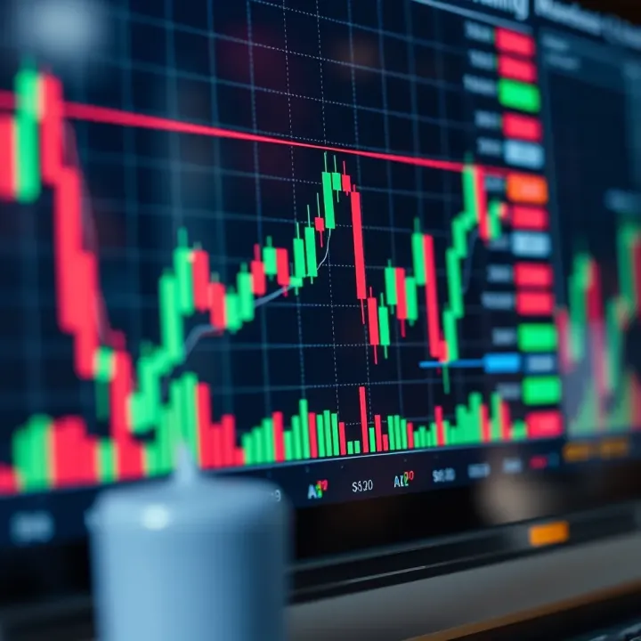 Chart showing various candlestick patterns used in technical trading analysis