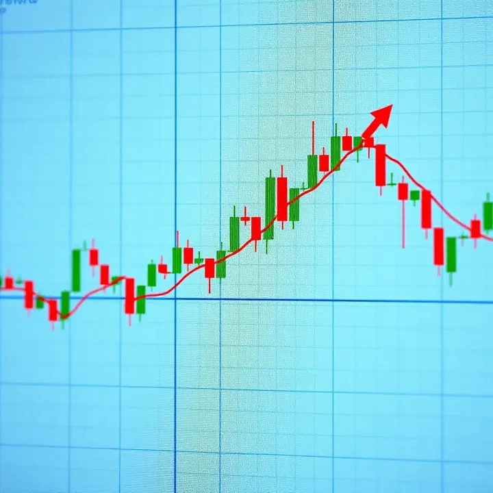 Diagram showing a head and shoulders reversal pattern indicating a possible trend change in trading